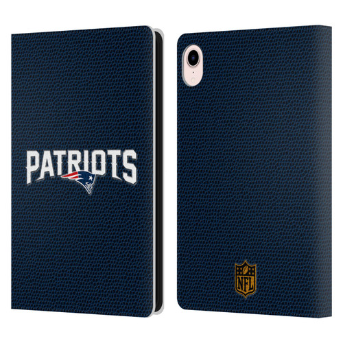 NFL New England Patriots Logo Football Leather Book Wallet Case Cover For Apple iPad mini (2021/2024)