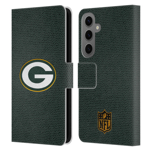 NFL Green Bay Packers Logo Football Leather Book Wallet Case Cover For Samsung Galaxy S25