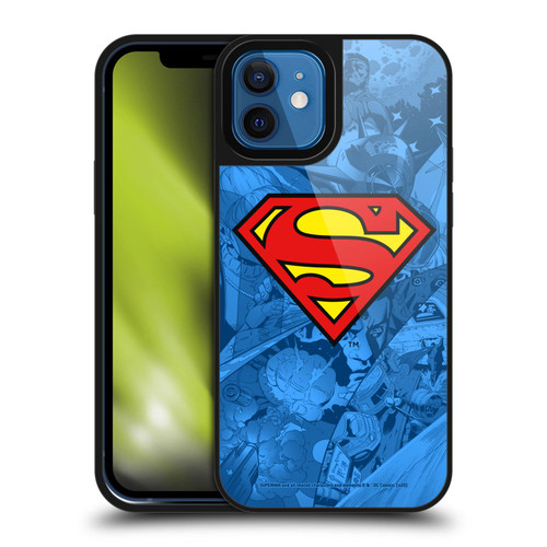 Superman DC Comics Comicbook Art Collage Gel Armour Case For Apple iPhone 12 / iPhone 12 Pro