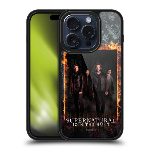 Supernatural Key Art Sam, Dean, Castiel & Crowley Gel Armour Case For Apple iPhone 15 Pro