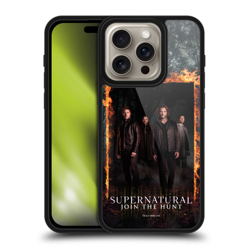 Supernatural Key Art Sam, Dean, Castiel & Crowley Gel Armour Case For Apple iPhone 16 Pro