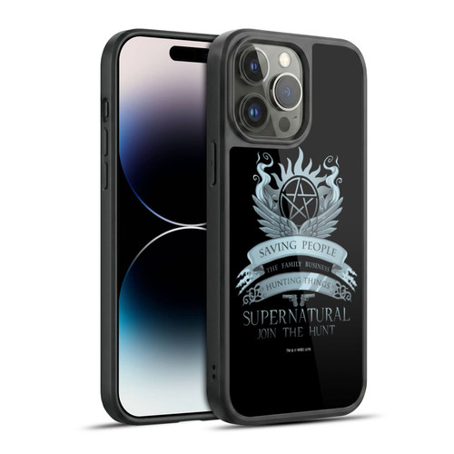 Supernatural Vectors Saving People Logo Gel Armour Case For Apple iPhone 14 Pro Max