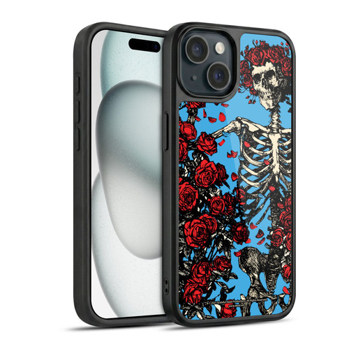 Grateful Dead Trends Bertha Skull Roses Gel Armour Case For Apple iPhone 15