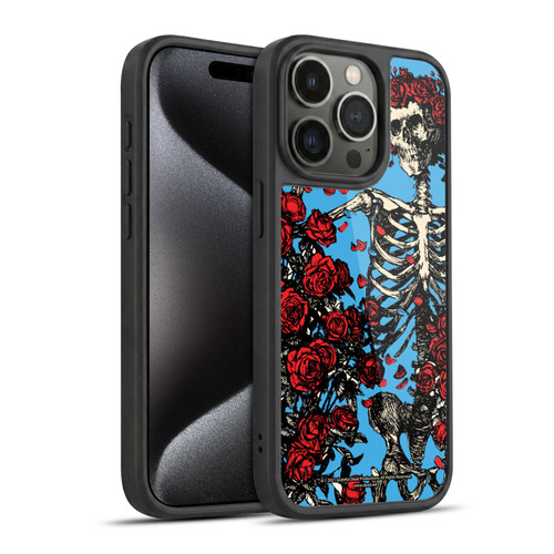 Grateful Dead Trends Bertha Skull Roses Gel Armour Case For Apple iPhone 15 Pro