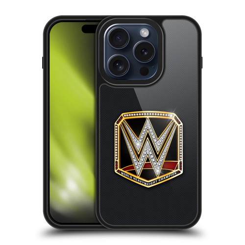 WWE Title Belts World Heavyweight Champion Gel Armour Case For Apple iPhone 15 Pro