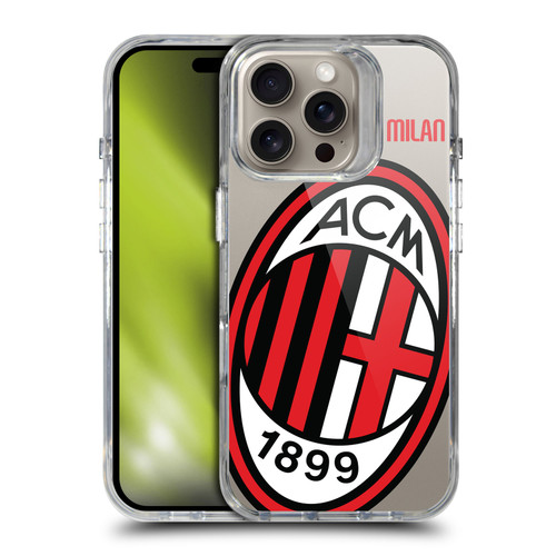 AC Milan Logo Icon Crest Oversized SHOCKPROOF BUMPER CASE COMPATIBLE WITH Apple iPhone 16 Pro & MAGSAFE AC Milan Logo Icon Crest Oversized SHOCKPROOF BUMPER CASE COMPATIBLE WITH Apple iPhone 16 Pro & MAGSAFE