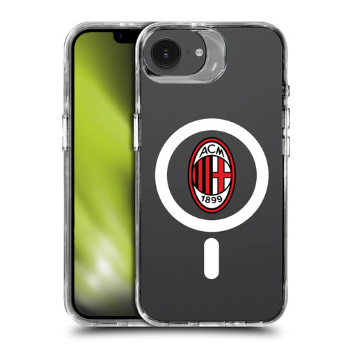 AC Milan Logo Icon Crest SHOCKPROOF BUMPER CASE COMPATIBLE WITH  & MAGSAFE Apple iPhone 16e
