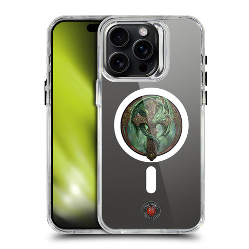Anne Stokes Mixed Fantasy Art Dragon Woodland Guardian SHOCKPROOF BUMPER CASE COMPATIBLE WITH Apple iPhone 15 Pro Max & MAGSAFE