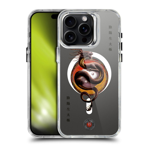 Anne Stokes Mixed Fantasy Art Dragon Yin Yang Protector SHOCKPROOF BUMPER CASE COMPATIBLE WITH Apple iPhone 15 Pro Max & MAGSAFE