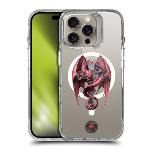 Anne Stokes Mixed Fantasy Art Dragon Gothic Guardian SHOCKPROOF BUMPER CASE COMPATIBLE WITH Apple iPhone 16 Pro & MAGSAFE