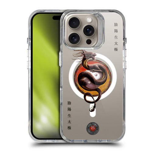 Anne Stokes Mixed Fantasy Art Dragon Yin Yang Protector SHOCKPROOF BUMPER CASE COMPATIBLE WITH Apple iPhone 16 Pro & MAGSAFE