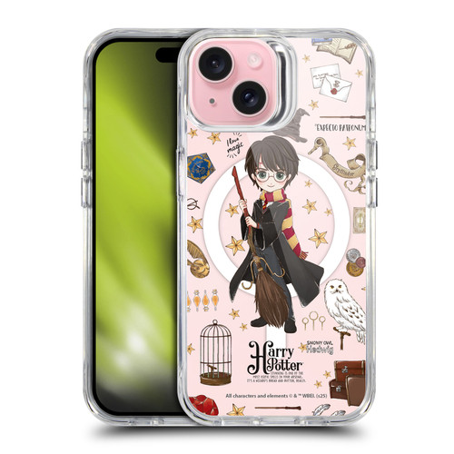 Harry Potter Magical Icons Harry Potter SHOCKPROOF BUMPER CASE COMPATIBLE WITH Apple iPhone 15 & MAGSAFE