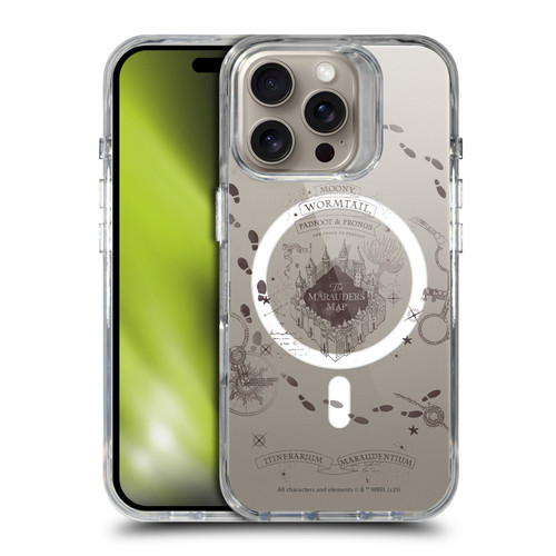 Harry Potter Magical Icons The Marauder's Map SHOCKPROOF BUMPER CASE COMPATIBLE WITH Apple iPhone 16 Pro & MAGSAFE