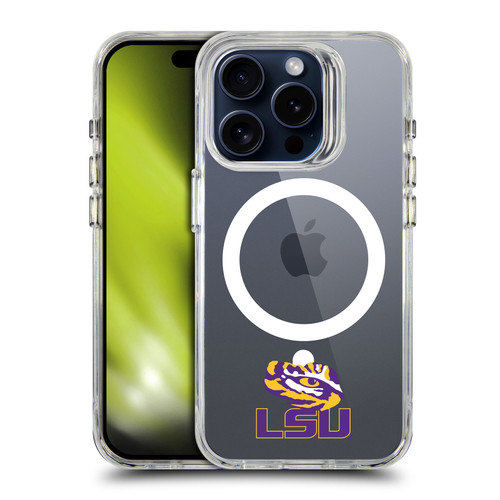 Louisiana State University LSU Louisiana State University LSU Eye of The Tiger Minimalist SHOCKPROOF BUMPER CASE COMPATIBLE WITH Apple iPhone 15 Pro & MAGSAFE Louisiana State University LSU Louisiana State University LSU Eye of The Tiger Minimalist SHOCKPROOF BUMPER CASE COMPATIBLE WITH Apple iPhone 15 Pro & MAGSAFE