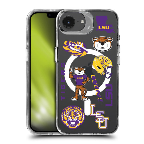Louisiana State University LSU Louisiana State University LSU Icons SHOCKPROOF BUMPER CASE COMPATIBLE WITH Apple iPhone 16e & MAGSAFE