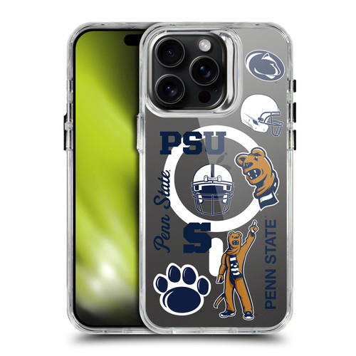 Pennsylvania State University PSU The Pennsylvania State University Icons SHOCKPROOF BUMPER CASE COMPATIBLE WITH Apple iPhone 15 Pro Max & MAGSAFE