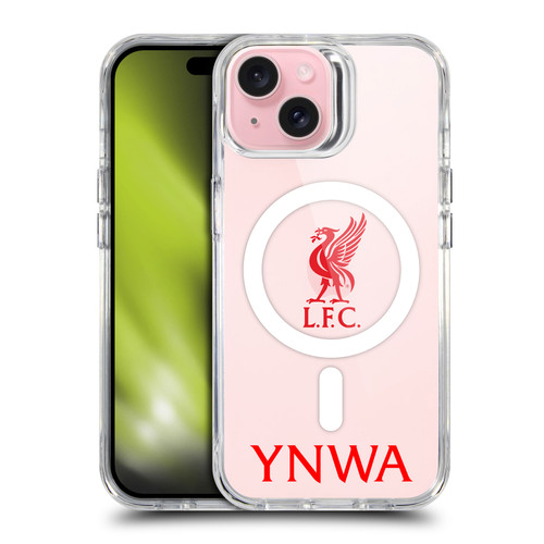 Liverpool Football Club Logo Icon Liverbird YNWA SHOCKPROOF BUMPER CASE COMPATIBLE WITH Apple iPhone 15 & MAGSAFE