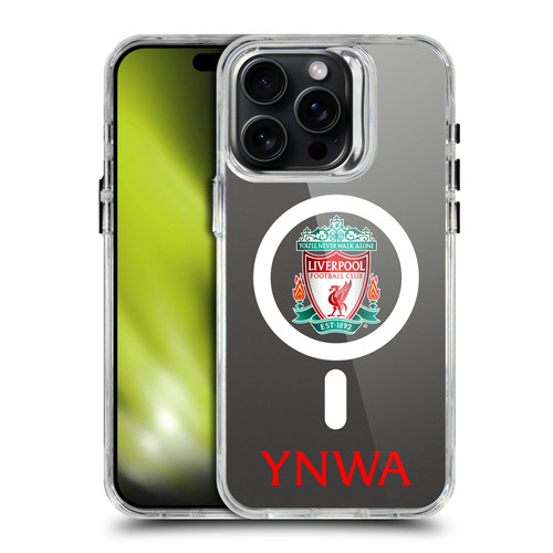 Liverpool Football Club Logo Icon Crest YNWA SHOCKPROOF BUMPER CASE COMPATIBLE WITH Apple iPhone 15 Pro Max & MAGSAFE