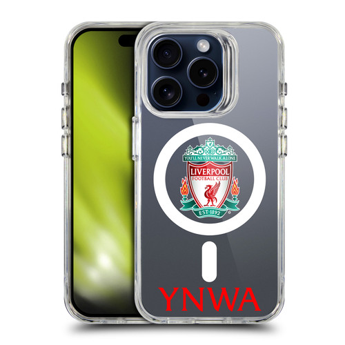 Liverpool Football Club Logo Icon Crest YNWA SHOCKPROOF BUMPER CASE COMPATIBLE WITH Apple iPhone 15 Pro & MAGSAFE