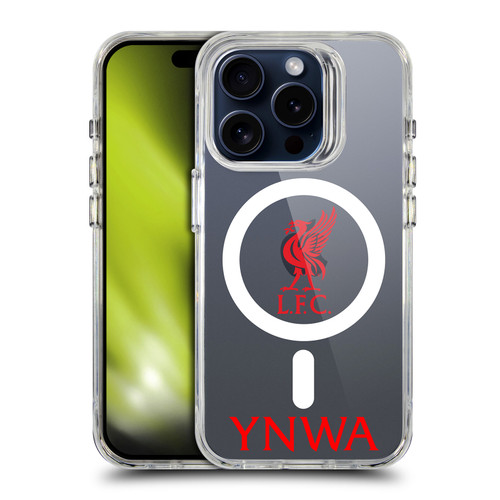 Liverpool Football Club Logo Icon Liverbird YNWA SHOCKPROOF BUMPER CASE COMPATIBLE WITH Apple iPhone 15 Pro & MAGSAFE