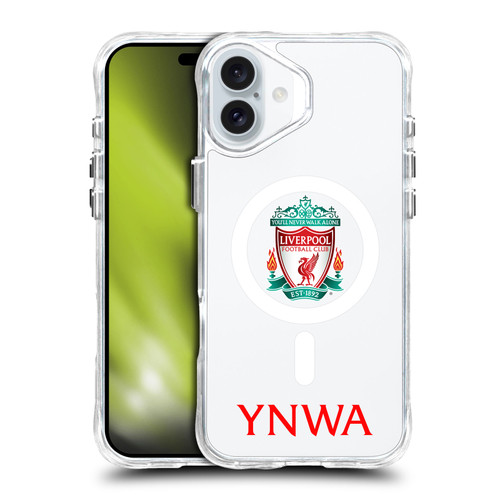 Liverpool Football Club Logo Icon Crest YNWA SHOCKPROOF BUMPER CASE COMPATIBLE WITH Apple iPhone 16 Plus & MAGSAFE