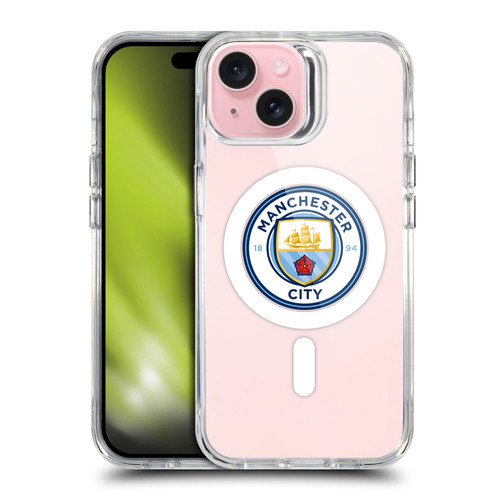 Manchester City Man City FC Logo Icon Crest SHOCKPROOF BUMPER CASE COMPATIBLE WITH Apple iPhone 15 & MAGSAFE