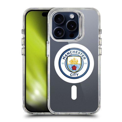 Manchester City Man City FC Logo Icon Crest SHOCKPROOF BUMPER CASE COMPATIBLE WITH Apple iPhone 15 Pro & MAGSAFE