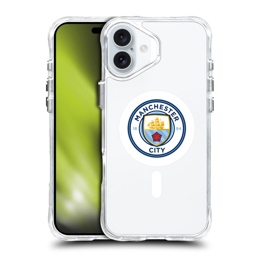 Manchester City Man City FC Logo Icon Crest SHOCKPROOF BUMPER CASE COMPATIBLE WITH Apple iPhone 16 Plus & MAGSAFE