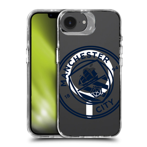 Manchester City Man City FC Logo Icon Oversized SHOCKPROOF BUMPER CASE COMPATIBLE WITH Apple iPhone 16e & MAGSAFE