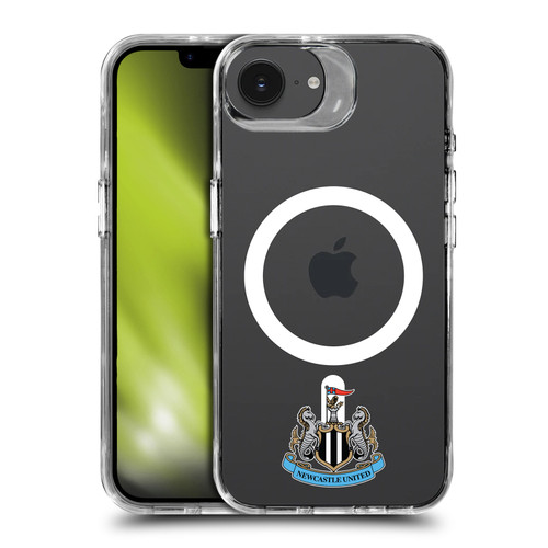 Newcastle United Football Club Logo Icon Crest Minimalist SHOCKPROOF BUMPER CASE COMPATIBLE WITH Apple iPhone 16e & MAGSAFE