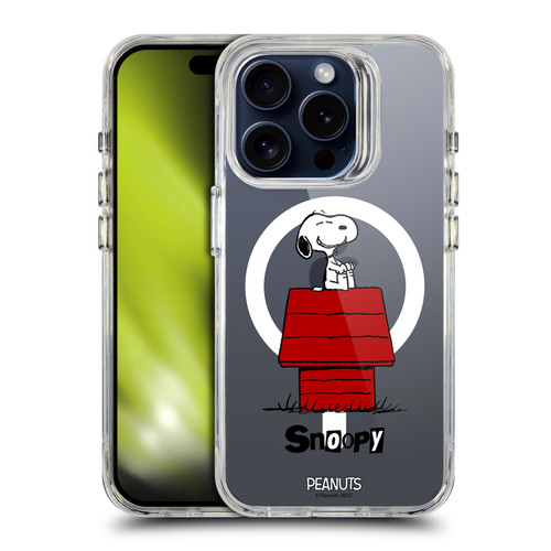 Peanuts Snoopy & Friends Classic SHOCKPROOF BUMPER CASE COMPATIBLE WITH  & MAGSAFE Apple iPhone 15 Pro