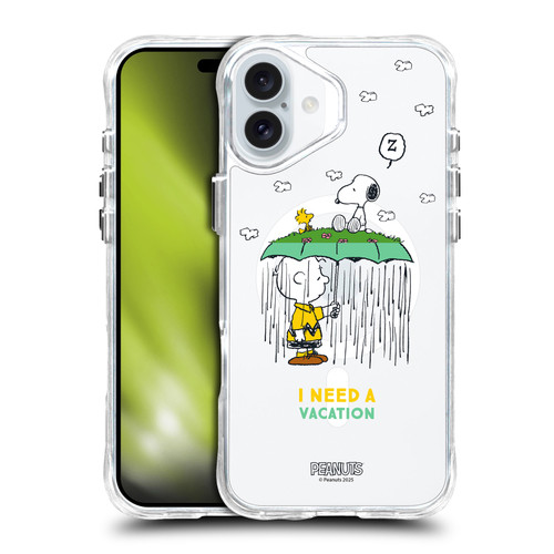 Peanuts Snoopy & Friends Charlie Brown & Woodstock SHOCKPROOF BUMPER CASE COMPATIBLE WITH  & MAGSAFE Apple iPhone 16 Plus