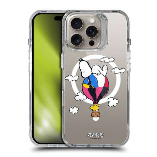 Peanuts Snoopy & Friends Woodstock Balloon SHOCKPROOF BUMPER CASE COMPATIBLE WITH Apple iPhone 16 Pro & MAGSAFE