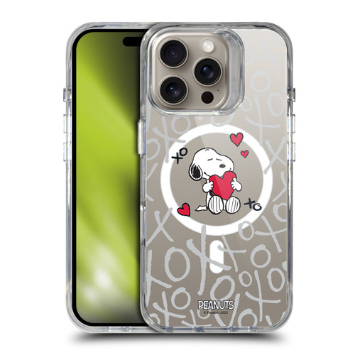 Peanuts Snoopy & Friends XOXO SHOCKPROOF BUMPER CASE COMPATIBLE WITH Apple iPhone 16 Pro & MAGSAFE