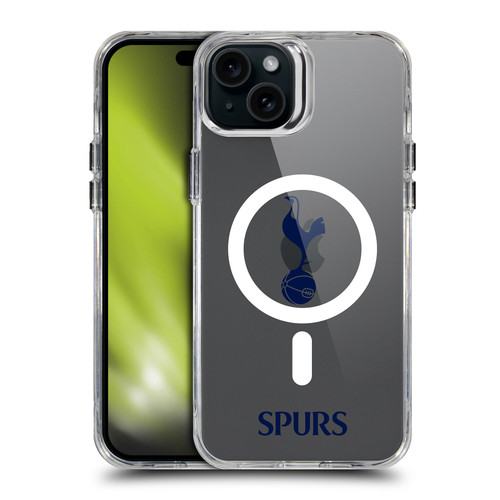 Tottenham Hotspur F.C. Logo Icon Cockerel Minimalist SHOCKPROOF BUMPER CASE COMPATIBLE WITH Apple iPhone 15 Plus & MAGSAFE