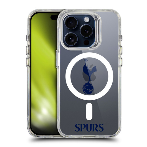 Tottenham Hotspur F.C. Logo Icon Cockerel Minimalist SHOCKPROOF BUMPER CASE COMPATIBLE WITH  & MAGSAFE Apple iPhone 15 Pro