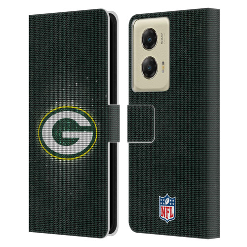 NFL Green Bay Packers Artwork LED Leather Book Wallet Case Cover For Motorola Moto G Stylus 5G (2024)