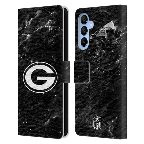 NFL Green Bay Packers Artwork Marble Leather Book Wallet Case Cover For Samsung Galaxy A16 5G