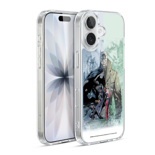 Batman DC Comics Famous Comic Book Covers Hush Harley Quinn Superman Soft Gel Case for Apple iPhone 17