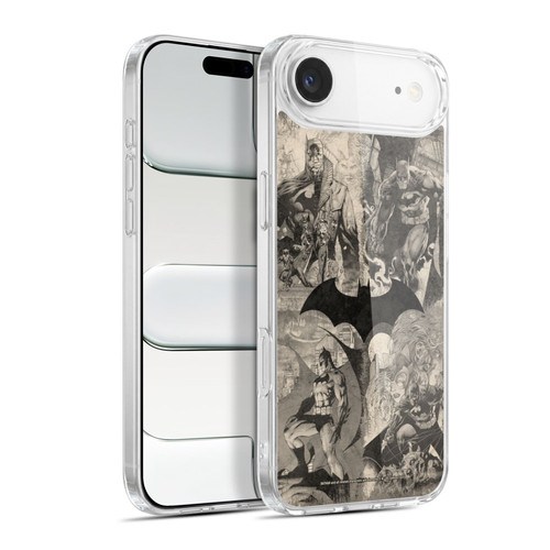 Batman DC Comics Hush Logo Collage Distressed Soft Gel Case for Apple iPhone 17 Air