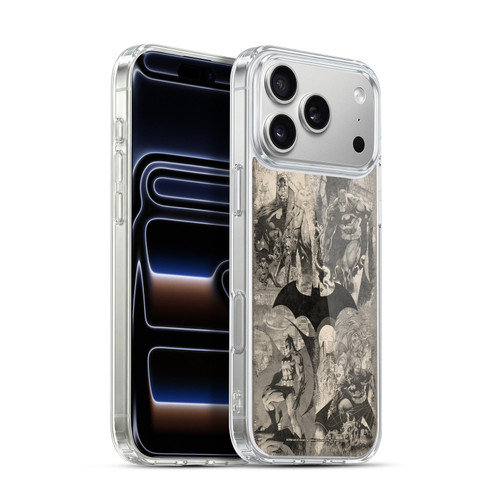 Batman DC Comics Hush Logo Collage Distressed Soft Gel Case for Apple iPhone 17 Pro Max