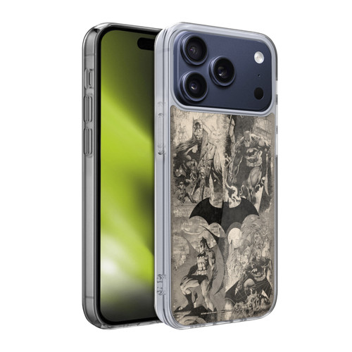 Batman DC Comics Hush Logo Collage Distressed Soft Gel Case for Apple iPhone 17 Pro Batman DC Comics Hush Logo Collage Distressed Soft Gel Case for Apple iPhone 17 Pro