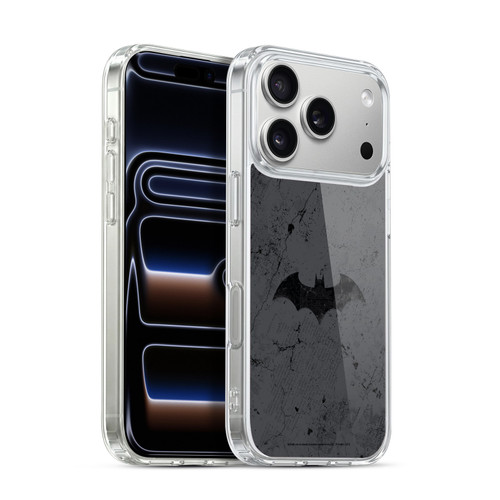 Batman DC Comics Hush Logo Distressed Soft Gel Case for Apple iPhone 17 Pro