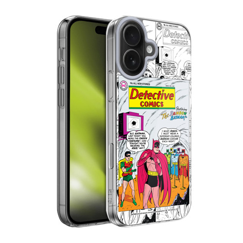 Batman DC Comics Iconic Comic Book Costumes Rainbow Soft Gel Case for Apple iPhone 17