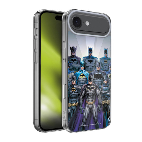 Batman DC Comics Iconic Comic Book Costumes Through The Years Soft Gel Case for Apple iPhone 17 Air