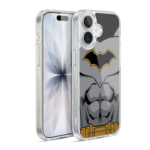 Batman DC Comics Logos Rebirth Costume Soft Gel Case for Apple iPhone 17