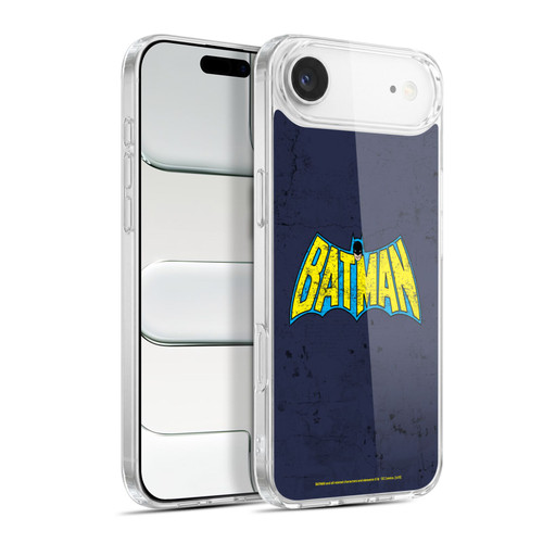 Batman DC Comics Logos Classic Distressed Look Soft Gel Case for Apple iPhone 17 Air