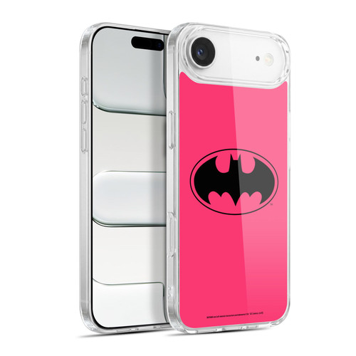 Batman DC Comics Logos Pink Soft Gel Case for Apple iPhone 17 Air