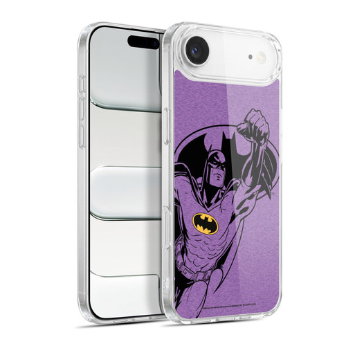 Batman DC Comics Logos Purple Soft Gel Case for Apple iPhone 17 Air