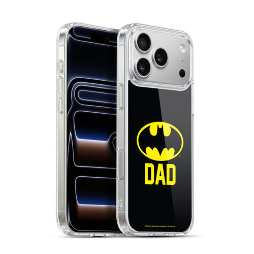 Batman DC Comics Logos Batdad Soft Gel Case for Apple iPhone 17 Pro Max